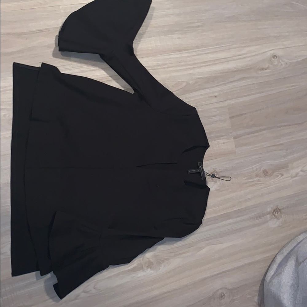 Black three quarter length bcbg maxazria tunic